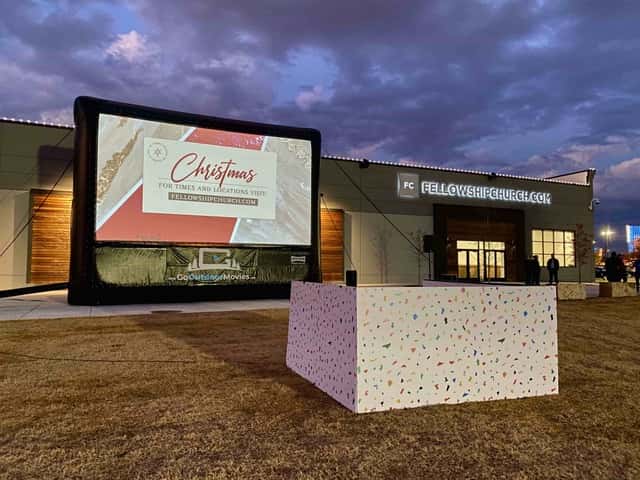 Inflatable movie screen rental Dallas Inflatable movie screen rental Dallas