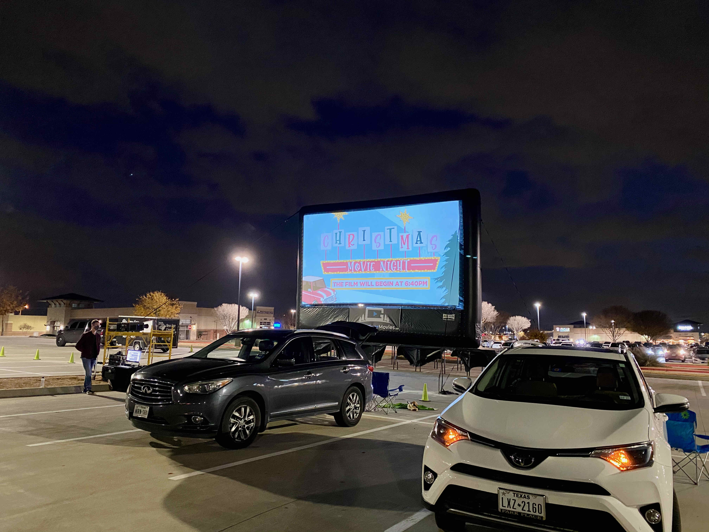 outdoor movie screen rentals in Irving tx