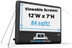 16ft AIRSCREEN Outdoor Movie Package