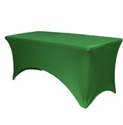 Green Spandex Tablecloth for 6’ table