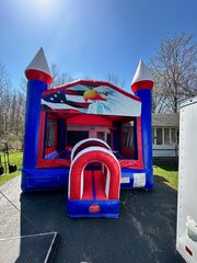 14' Patriotic Red, White & Blue Bounce House