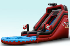 18' Pirate WET Slide with Pool