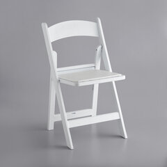 padded White Resin Chair