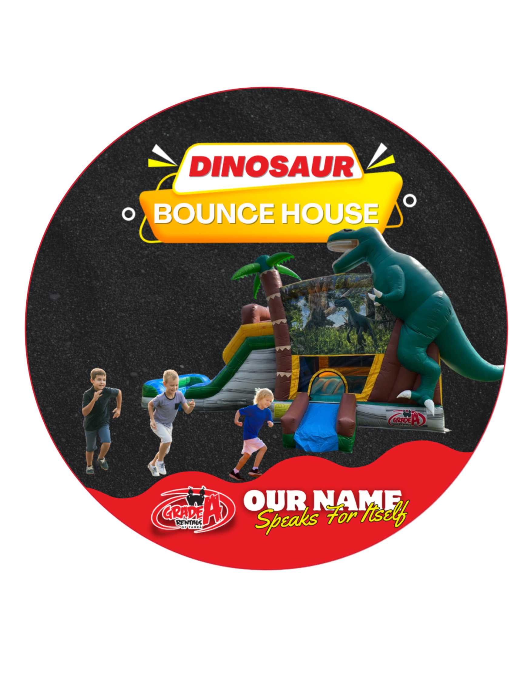 dinosaur bounce house near me