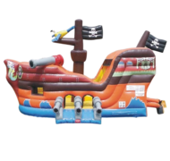 Inflatable # 5 "Pirate Ship Bounce House and Slide Combo"