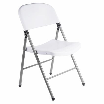 Deluxe White Folding Chairs 