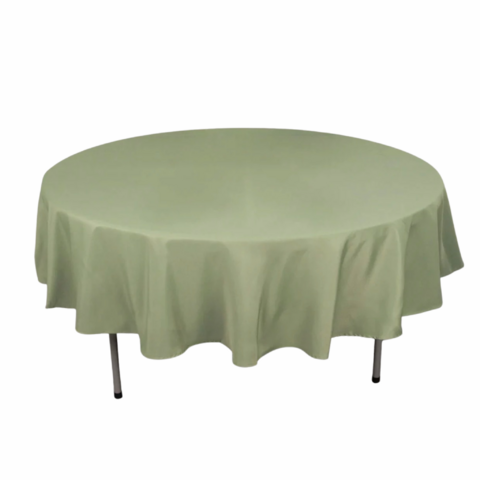 90” Sage Round Tablecloth