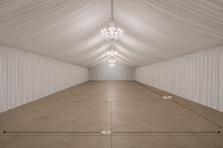 40x60 Draped Canopy (LIGHTS NOT INCLUDED) 