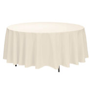 108' Ivory Round Tablecloth