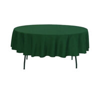 90” Hunter Green Round Tablecloth 