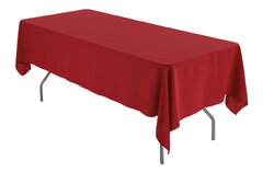 60”x126” Rectangle Tablecloth (mid-length for 8ft table)