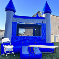 COMBO DEAL #1: Bounce house, 4 6ft. tables, and 32 chairs