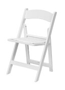 White Resin Chair 