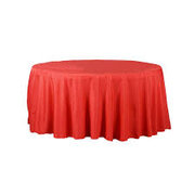 120' Red Round Tablecloth