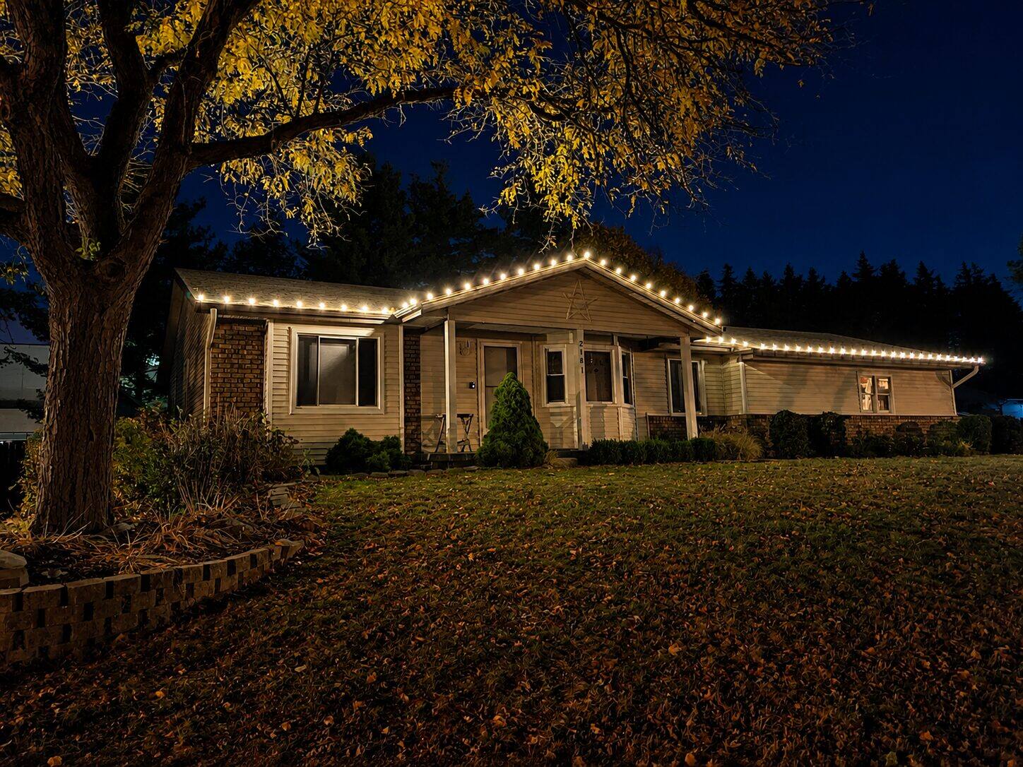 Christmas light installation in Wyoming MI