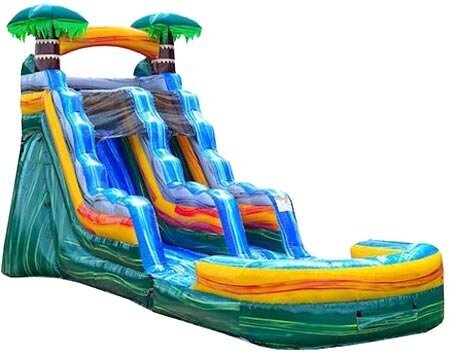 15ft Palms Water Slide