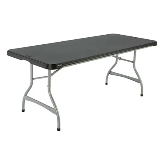 6ft Black Table