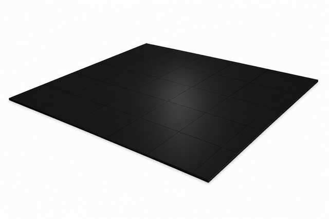 12 x 12 Black Slate Dance Floor