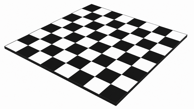 24 x 24 Black and White Checkered Dance Floor