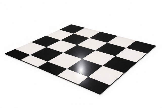 18 x 18 Checkered Dance Floor