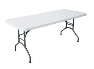 6ft White Table