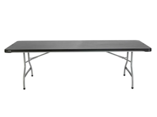 8ft Black Table