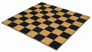 18 x 18 Retro Oak and Black Checkered Dance Floor