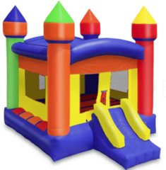 Multicolor Castle Bounce House