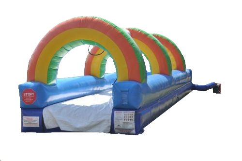 rainbow slip and slide