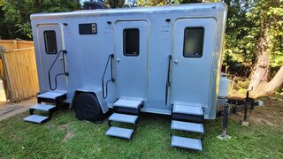 Luxury Restroom Trailer 3-Unit