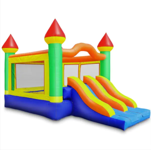 Double Slide Inflatable Castle Bounce House