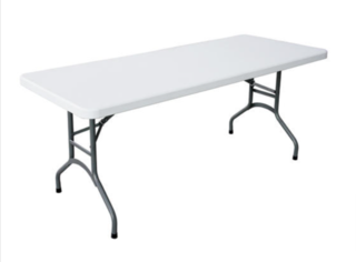 6ft White Table