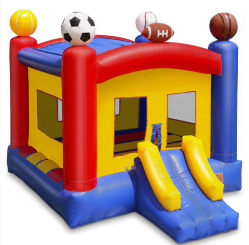 Sports Bounce House with Basketball Hoop