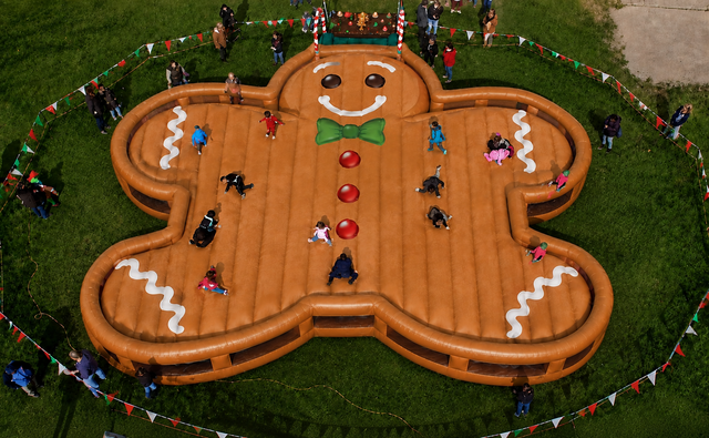 Gingerbread Inflatable Playground