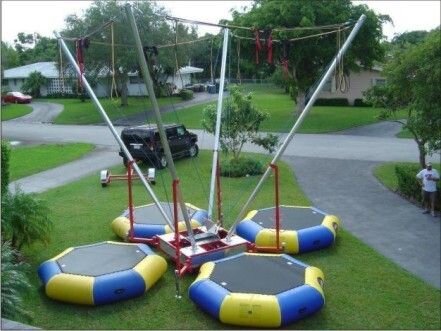 Bungee Trampoline With 4 Stations