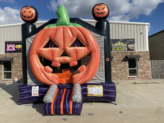 3D Pumpkin Bounce House