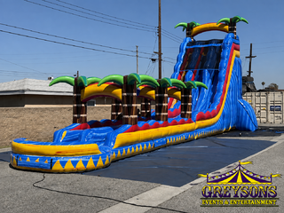 27ft Tropical Rainbow W/ Slip N Slide