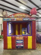 Sweet Shoppe Inflatable Concession Tent with Table & 2 Operators