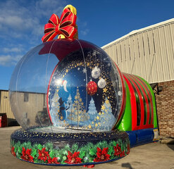 Christmas Ornament Snow Globe (For Pictures) With 1 Attendant  