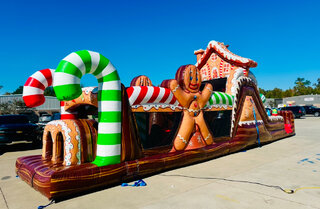 47Ft Gingerbread Wonderland Obstacle Course 