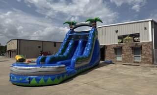18 Foot Tropical Blue Crush Dual Lane