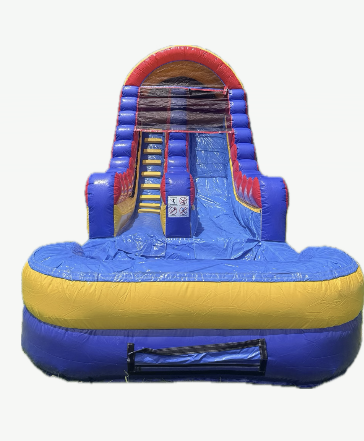 RED BLE YELLOW 18FT SLIDE