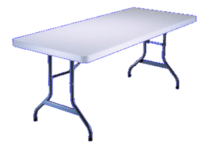 Folding 6ft Table (TC)