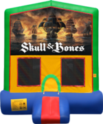 Modular GreenSkull and Bones Banner