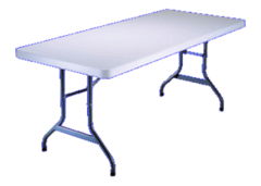 6ft Folding Table