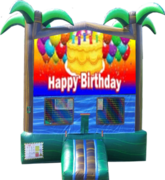 Tropical Happy Birthday 1 Banner