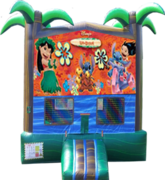Tropical Lilo and Stitch Banner