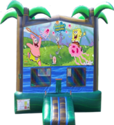 Tropical SpongeBob Banner
