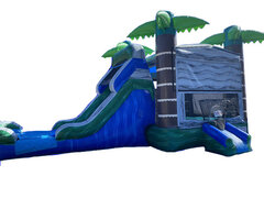 Tropical Jump Slidewith Pool