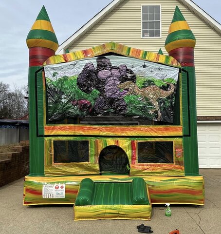 Dino bounce house